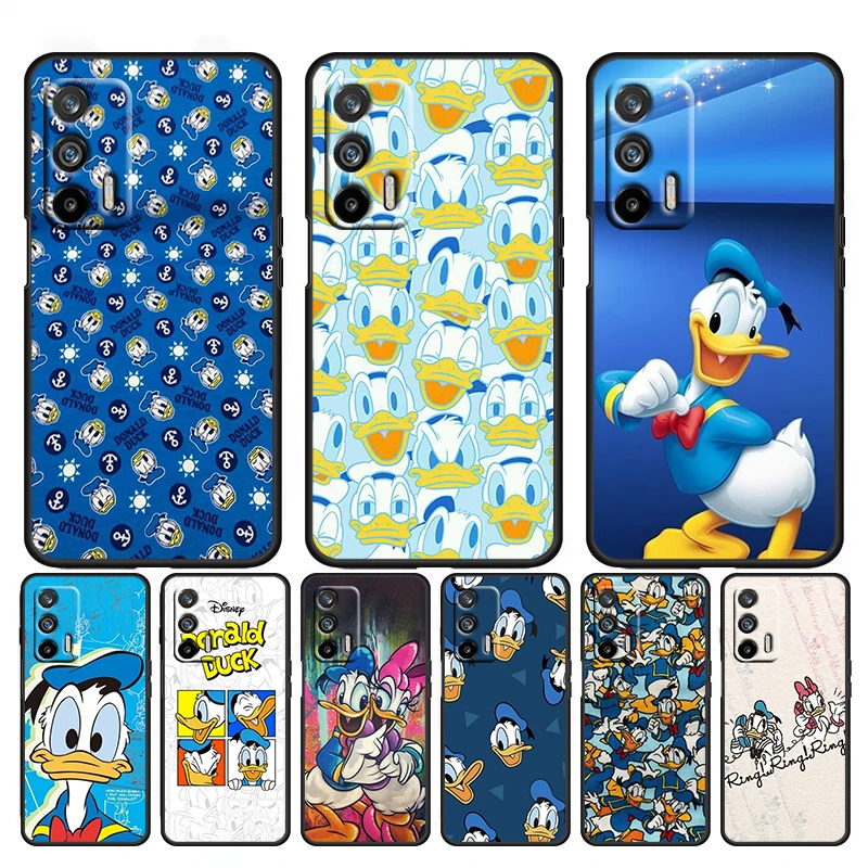 

Disney Donald Duck For OPPO Reno 9 8 7Z 6 5 4Z 2Z Lite Pro SE Neo 4G 5G Silicone Soft Black Phone Case