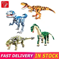 model kit dragon dinosaur building blocks jurassic world tyrannosaurus rex ankylosaurus brutal raptor moc bricks children toys