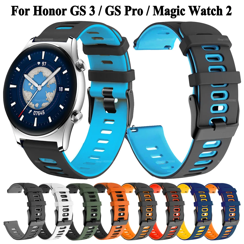 Силиконовый ремешок для Honor Watch GS Pro/GS 3 22 мм