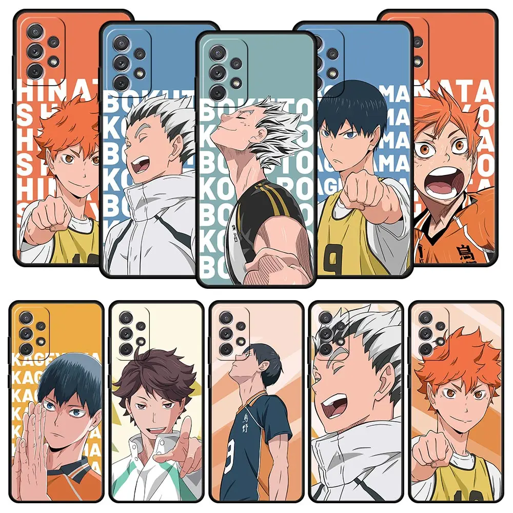 

Haikyuu Anime For Samsung Galaxy A51 A71 A21S A12 A11 A31 A41 A01 A03s A52 A32 A22 A13 A14 A23 A33 A53 A73 5G Phone Case Cover