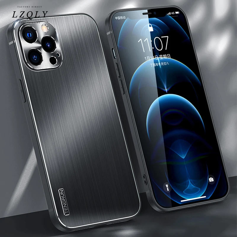 

Чехол для Iphone 13 12 11 Pro Max x Xr Xs Max 13 Pro, противоударный чехол из поликарбоната и алюминиевого сплава с металлическими линзами, новинка 2022