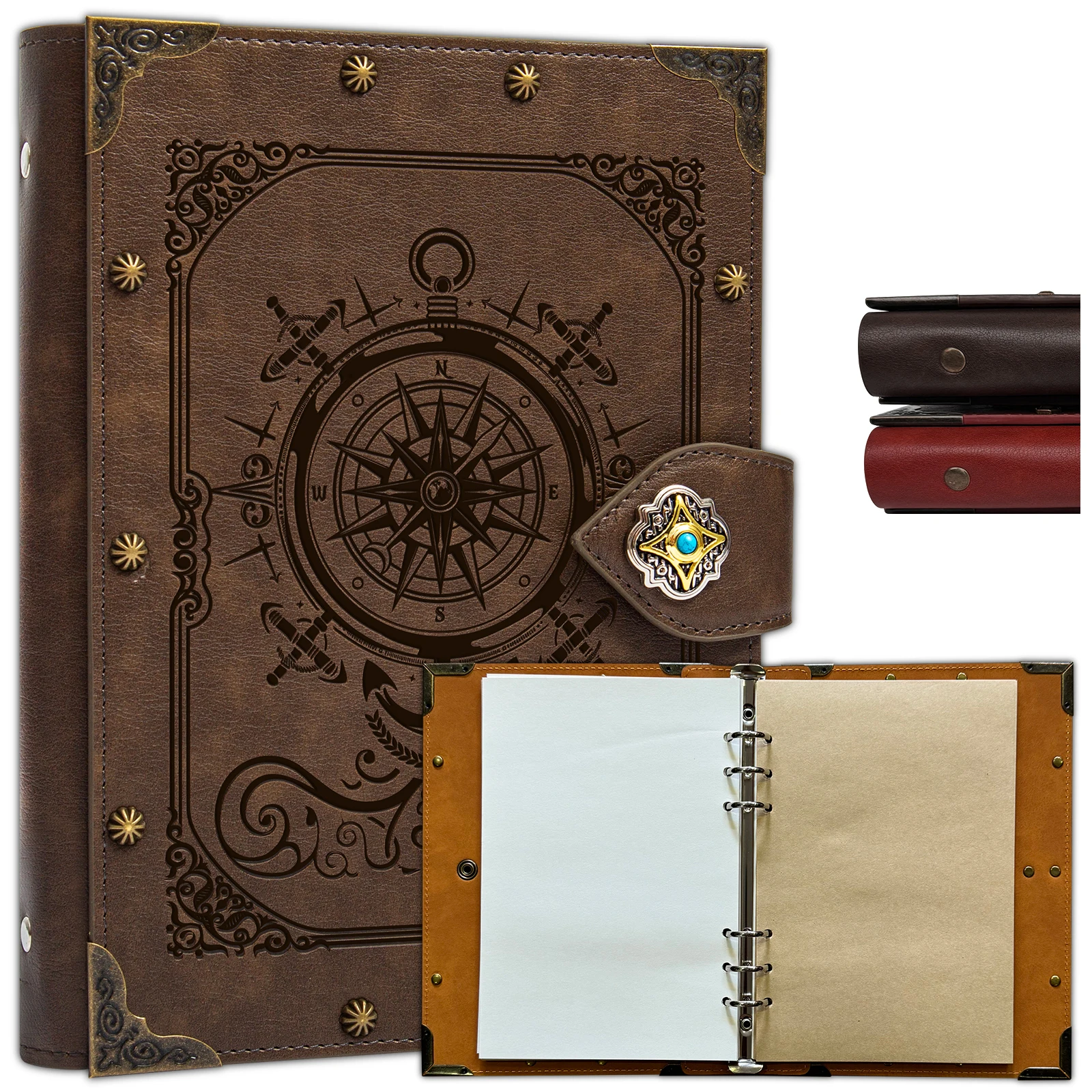 Журнал для мужчин/женщин кожаные журналы в твердом переплете формата A5 письма