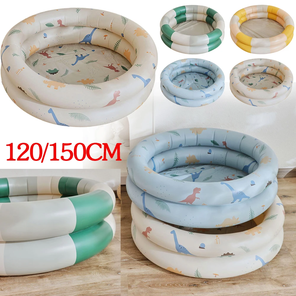 

90/120/150cm Inflatable Swimming Pool Baby Toys Fshion Retro Thickened Ocean Balls Tent Toys For Children Summer Toy Bath Pool