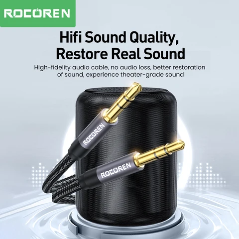 Rocoren аудиокабель AUX 3,5 мм 5 м