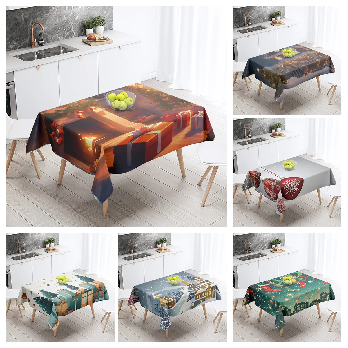 Домашние скатерти украшение для столовой и прямоугольные аксессуары стола