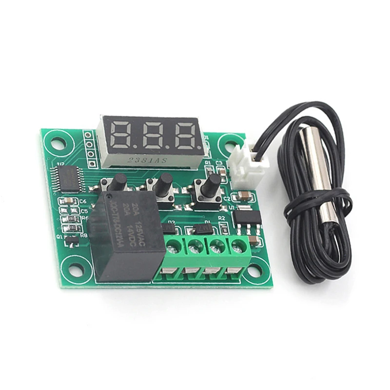 XH-W1209 Цифровой регулятор температуры Высокоточный Микроплата контроля с зондом