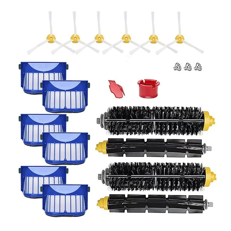 

Replacement Roller Brush Side Brushes Filters For Irobot Roomba 600 Series 630 650 Robot Vacuum Cleaner Accessories