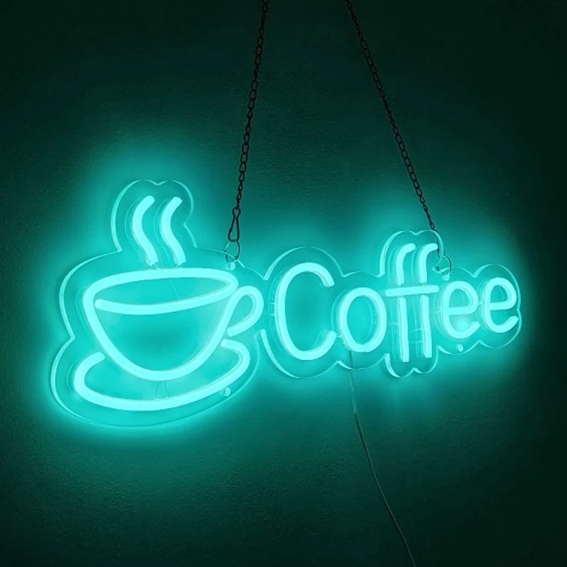 

Custom But first Coffee LED Neon cafe shop Logo Bedroom Decoration Led Bar Wall Light Up Sign Neon Decor Neonlamp for Room