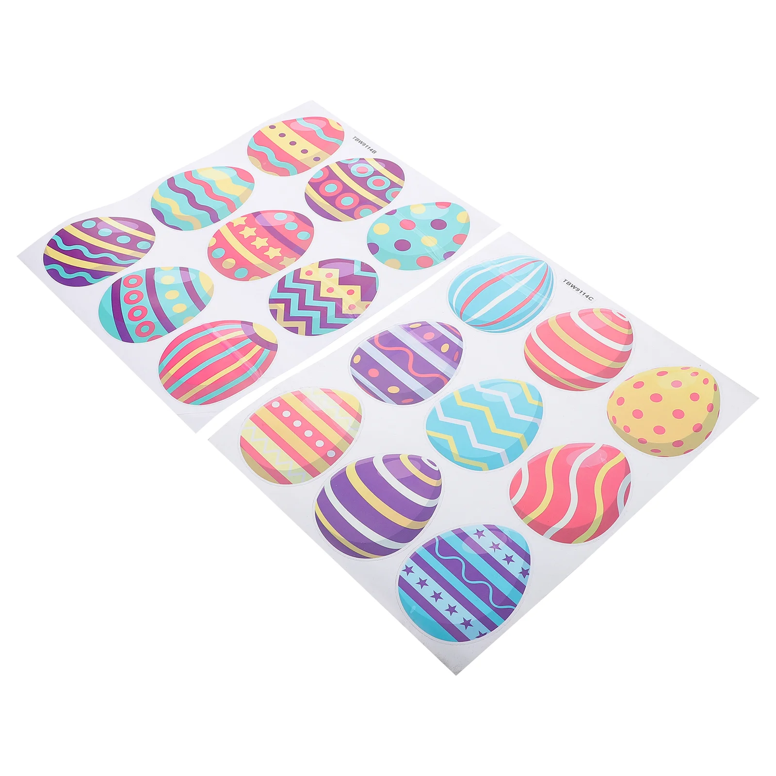 

2 Sheets Wall Sticker Room Kitchen Stickers Glass Stickers Easter Decorations