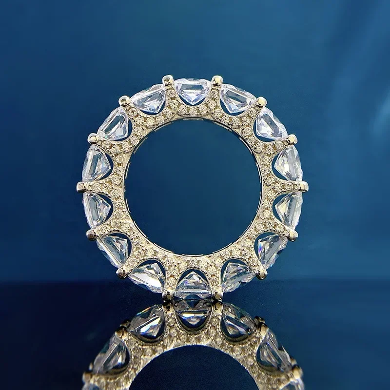 Женское кольцо принцессы из серебра 2024 пробы 5 Х5