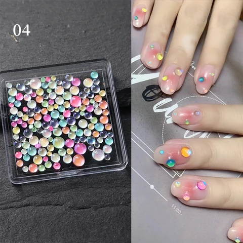 Хрустальные бусины для ногтей  Candy Colors