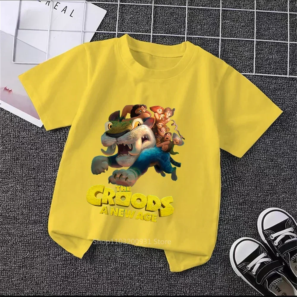 Футболки с круглым вырезом для мальчиков и девочек 3-14 лет