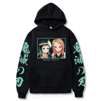 anime hoodie demon slayer sabito makomo kawaii autumn sweatshirt gifts for woman man