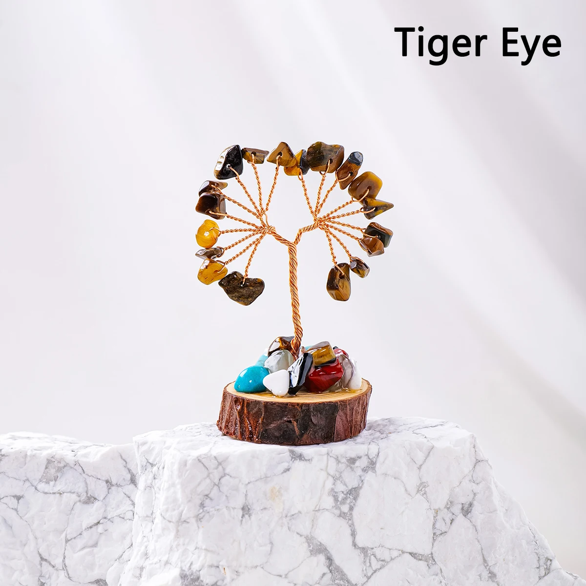 

Дерево счастья из натурального кристаллы Runyangshi