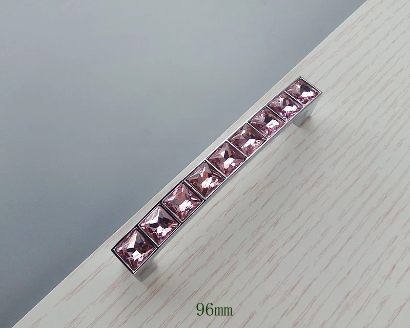 

Ручки для шкафов GUJINDA розовые хрустальные