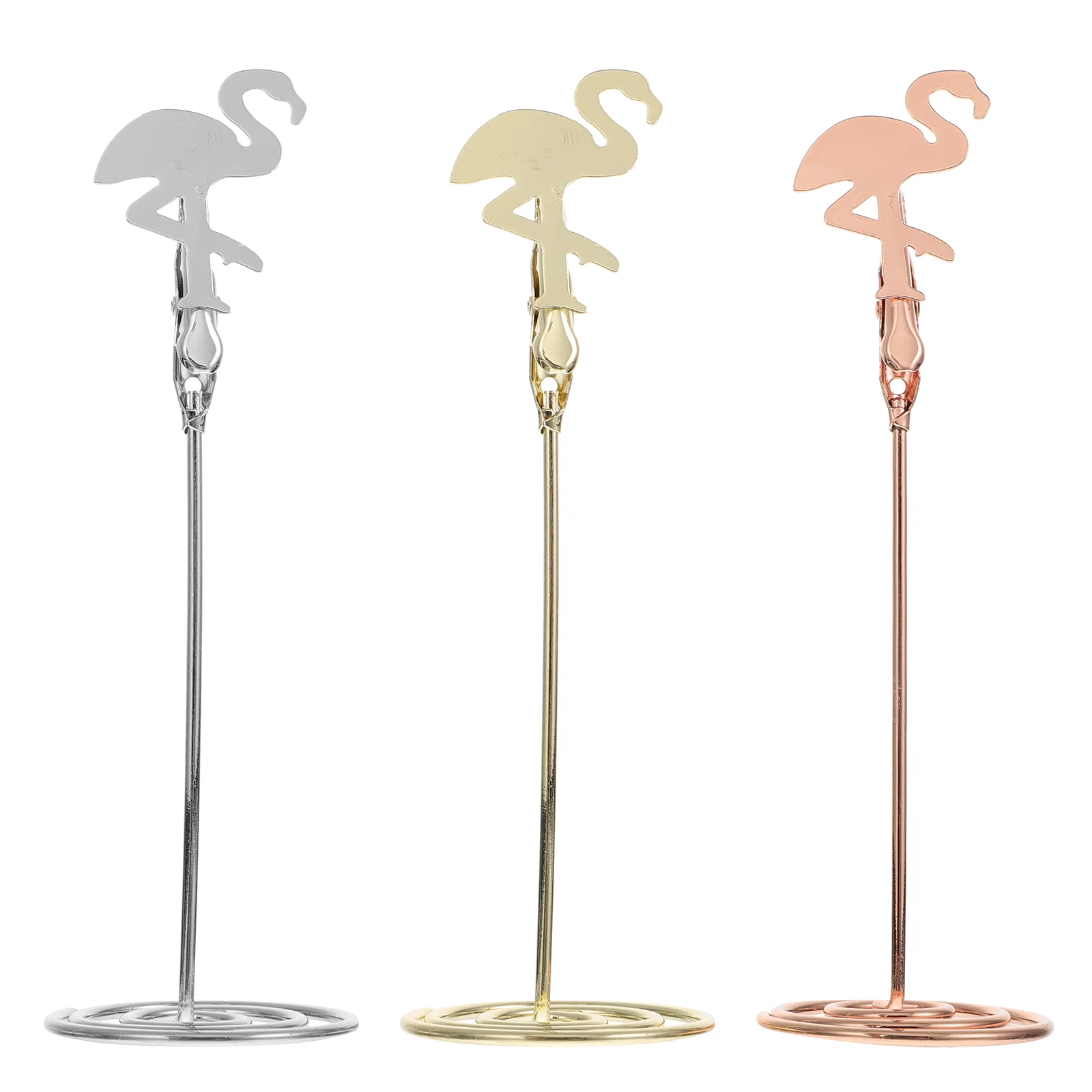

3pcs Shape Cards Clamp Stand Photo Clips Wedding Party Desktop Decoration