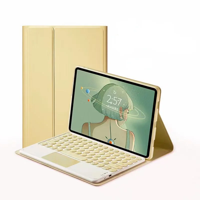 

Клавиатура для IPad 2021 Pro 11 10.5 Чехол Air 3 2 1 9,7 10,2 7-й 8-й Bluetooth-совместимая клавиатура чехол из искусственной кожи горячая распродажа