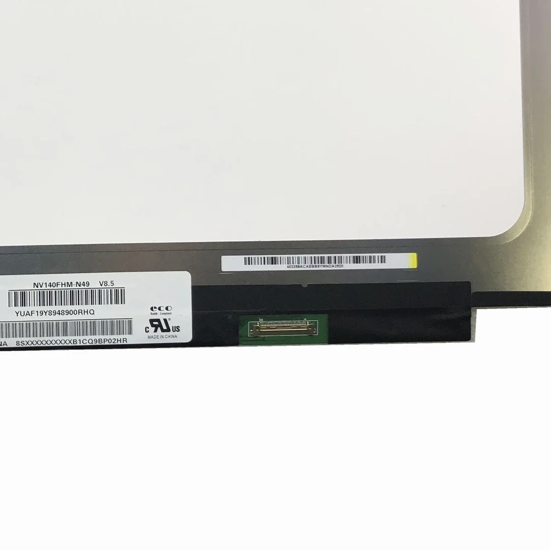 NV140FHM-N49 V8.5 подходит для NV140FHM-N4K NV140FHM-N48 N140HGA-EA1 NV140FHM-N3B NV140FHM-N4B NV140FHM-N4H ЖК-панель FHD