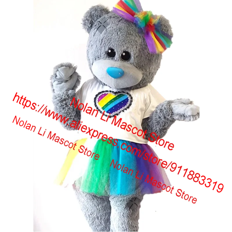 Лидер продаж костюм-талисман медведя Тедди мультяшный амулет для свадьбы