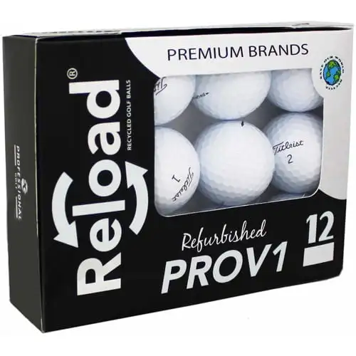 

V1, Mint Quality, Pristine Quality Golf Balls, 12 Golf Balls (1 Dozen) Golf push cart accessories 골프 카운터기 Golf cart