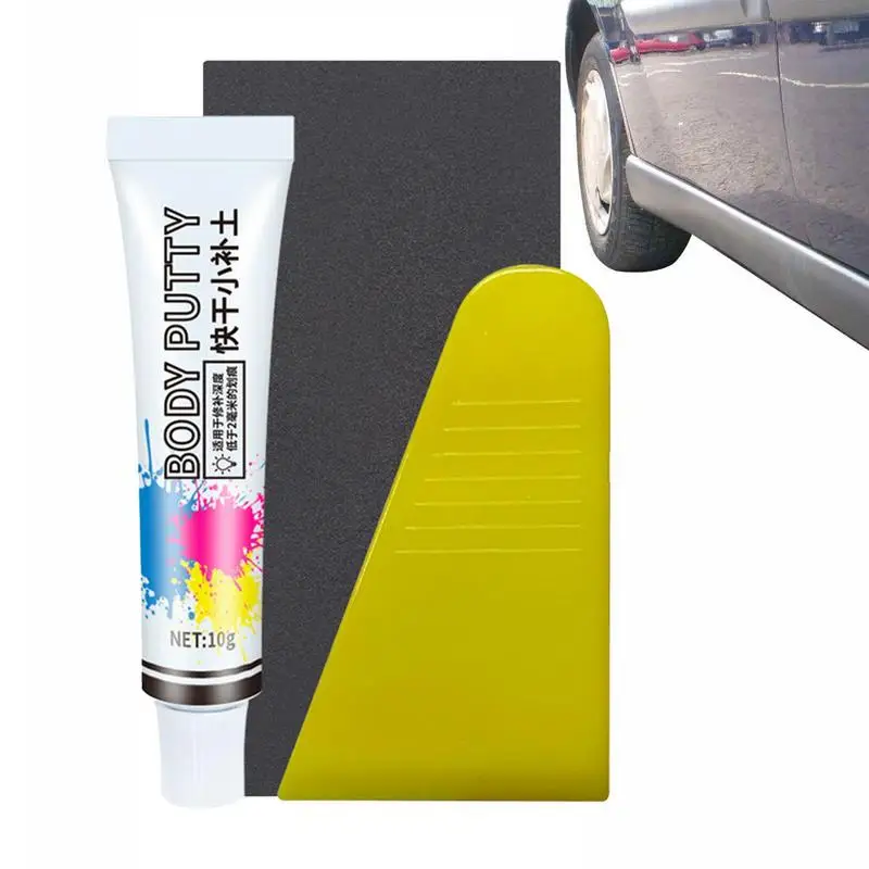 

Body Filler For Car Dents Chip Repair Filler Putty For Car Paint Car Detailing Supplies For Peeling Paint Deep Scratches Within