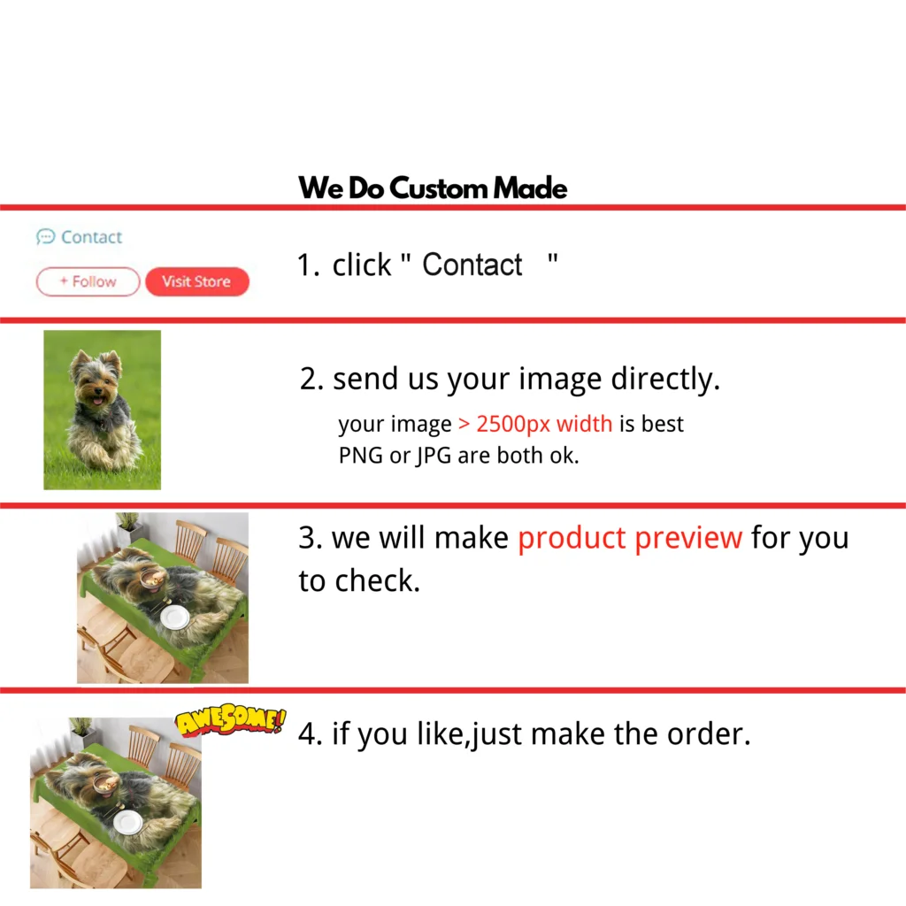 Скатерть с вашим изображением сделанная на заказ скатерть для стола