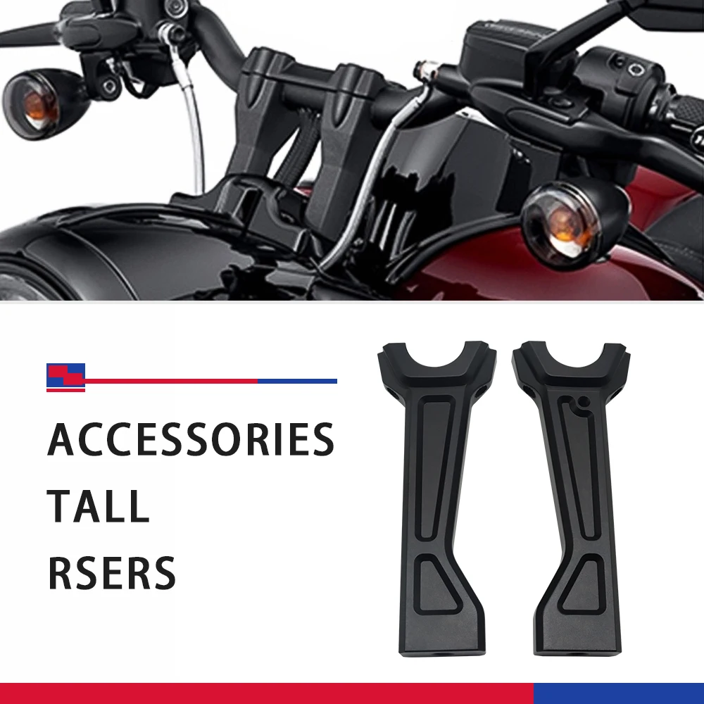 

For HARLEY PAN America 1250 PA1250 PANAMERICA 1250/S 2020 2021 CNC aluminum Motorcycle Tall Risers Accessories