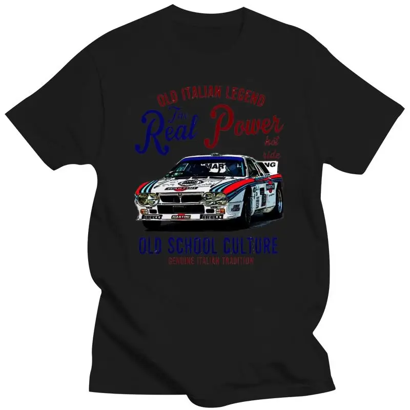 

Mens Clothing VINTAGE ITALIAN CAR LANCIA 037 INTEGRALE RALLY - COTTON T-SHIRT