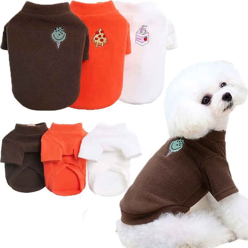 

Fleece Pullover Dog Hoodies Coat Pet Clothes Winter Dog Sweatshirt Sweater Puppy Clothing For Small Dogs Chiwawa Pet Costume XXL