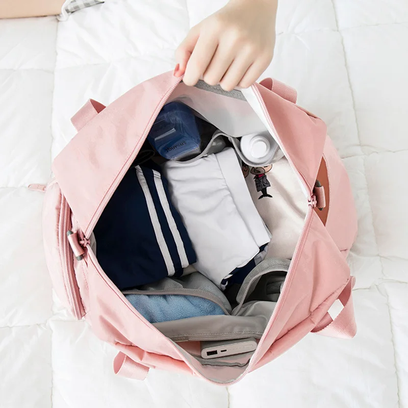 Большая вместительная Складная Сумка-тоут для путешествий женщин и мужчин