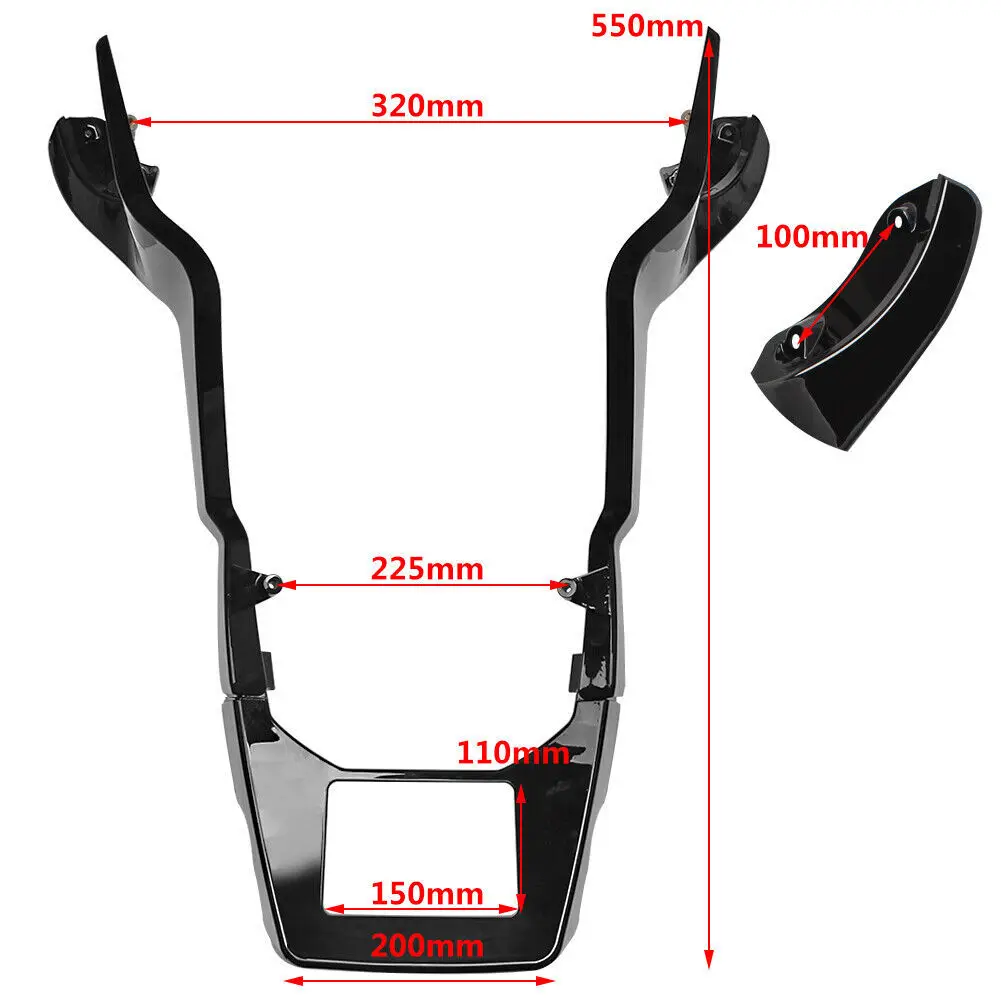 Комплект чехлов спойлеров обтекателя мотоцикла с расширенным спойлером на