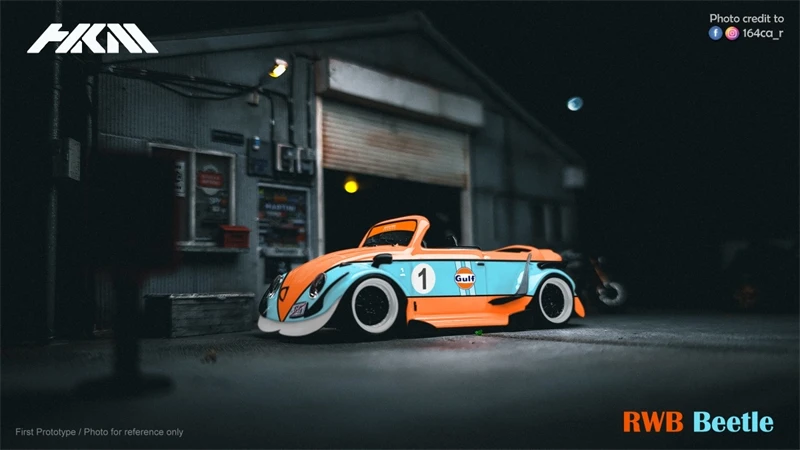 

HKM 1:64 RWB Beetle Gulf /#1Diecast Model Car