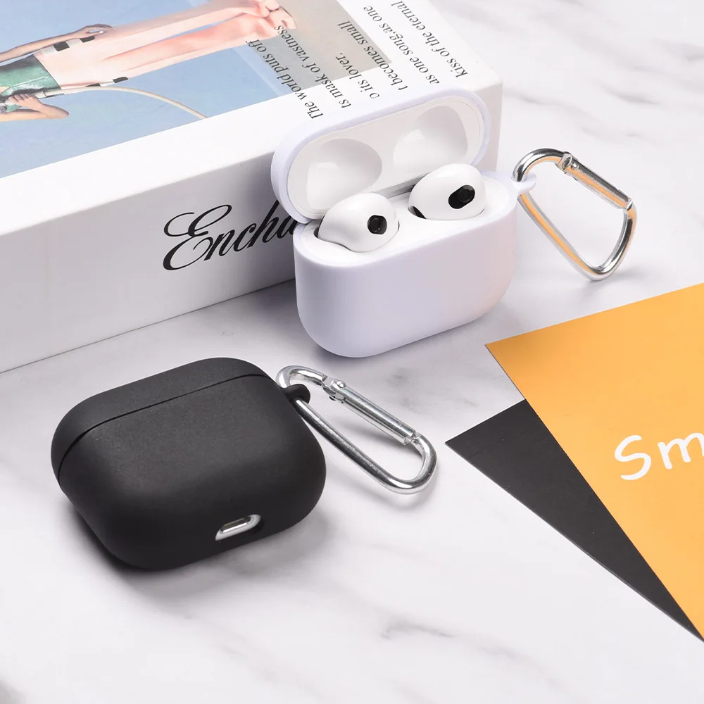 Мягкий матовый чехол для наушников Airpods PRO 3 телефона Apple air pod Pro s | Электроника