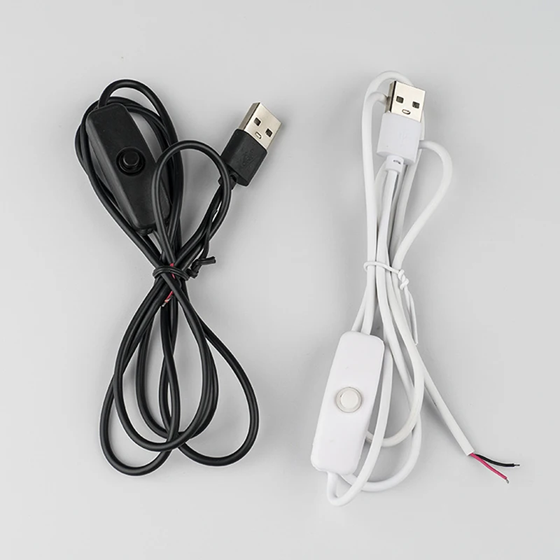 5 в переключатель питания провод 1 м/1 м USB штекер к 2-жильному соединительному