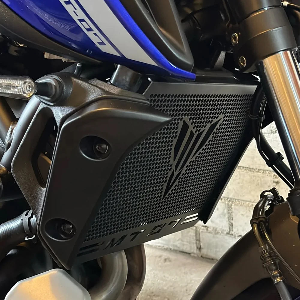 Фото MT07 MT-07 мотоциклетная решетка радиатора с ЧПУ, защитная крышка для YAMAHA MT 07 FZ-07 FZ07 2017 2018 ~ 2021 2022 2023 2024 2025 №4