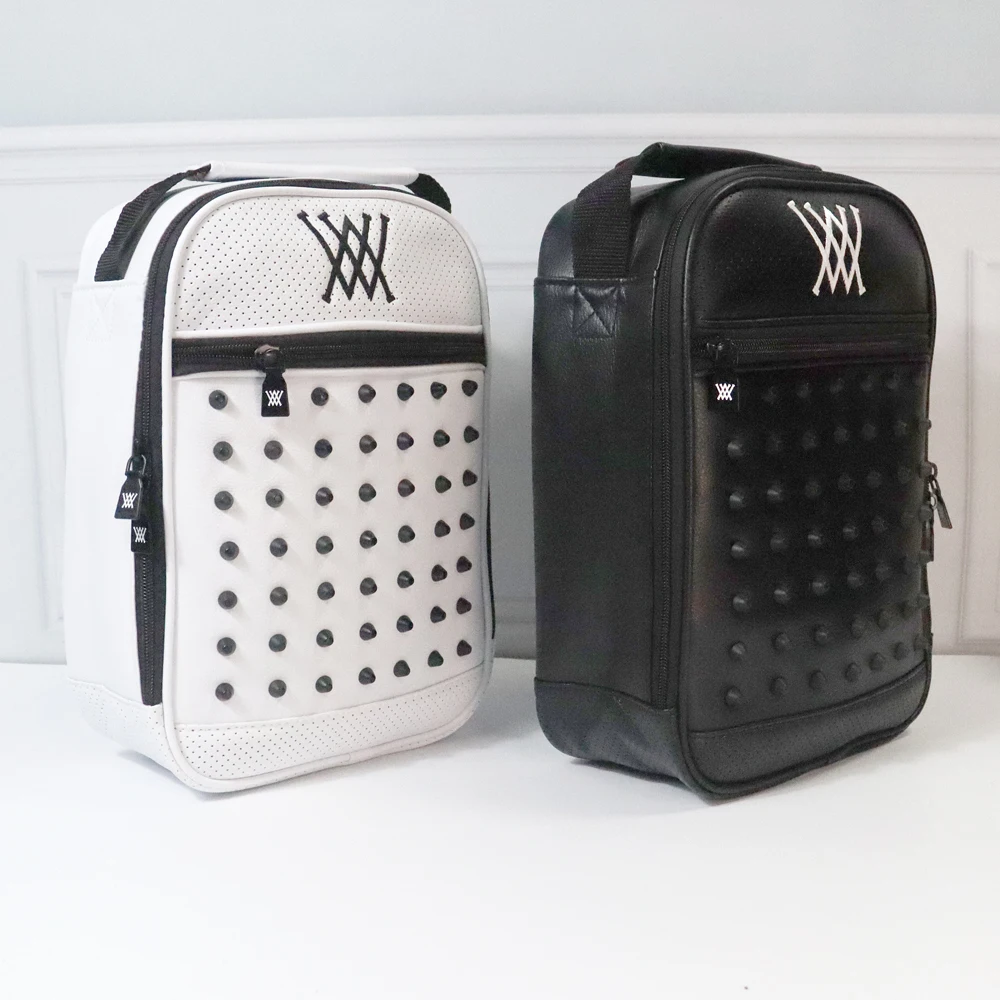 

New Portable Golf Shoes Bag Rivet Breathable Storage Golf Bags Sports Handbags