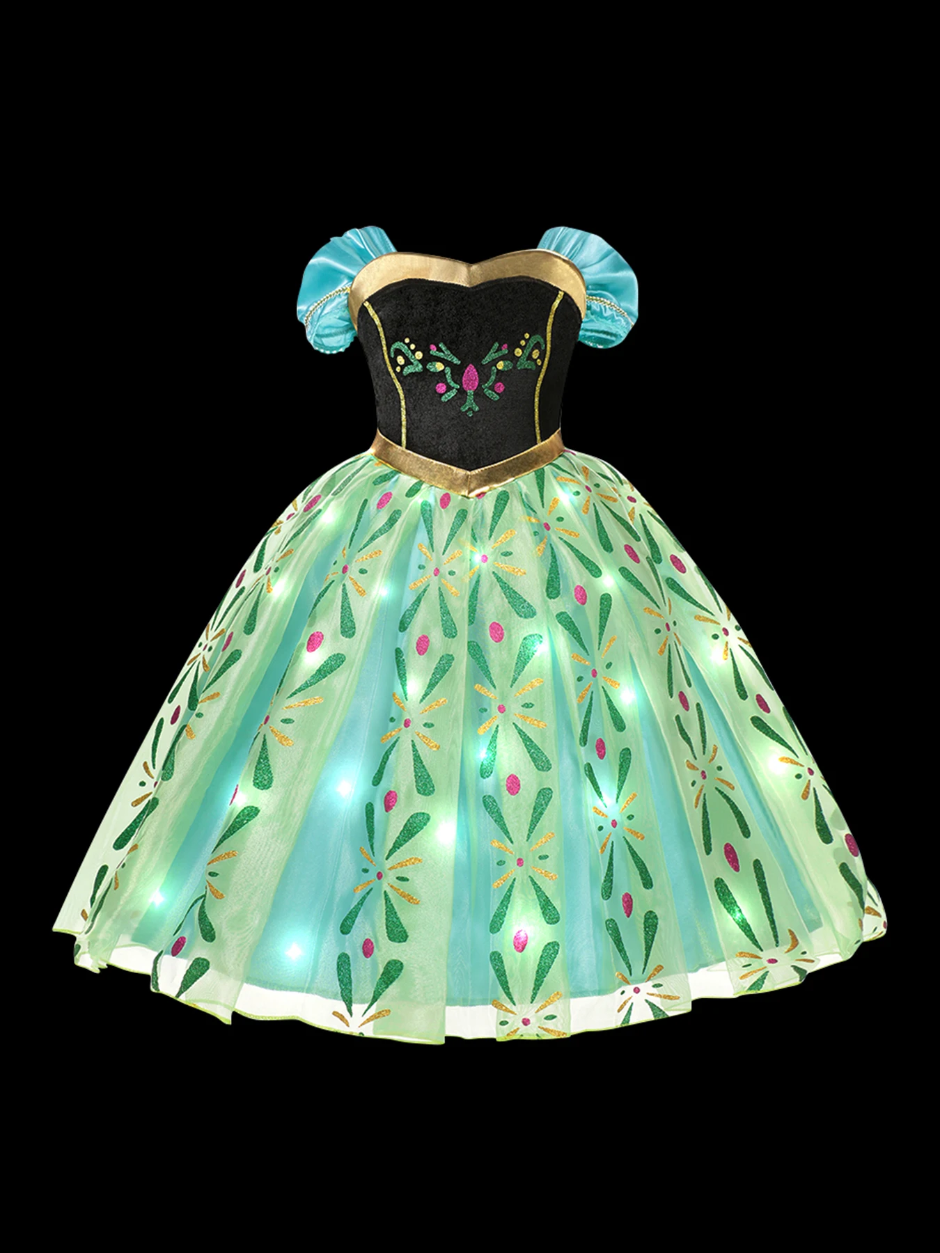 Платье принцессы со светодиодной подсветкой