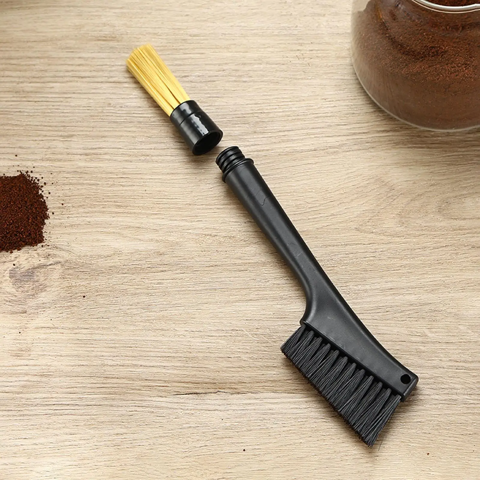 Cleaner Tool With Hanging Hole Dusting Coffee Brush For Kitc