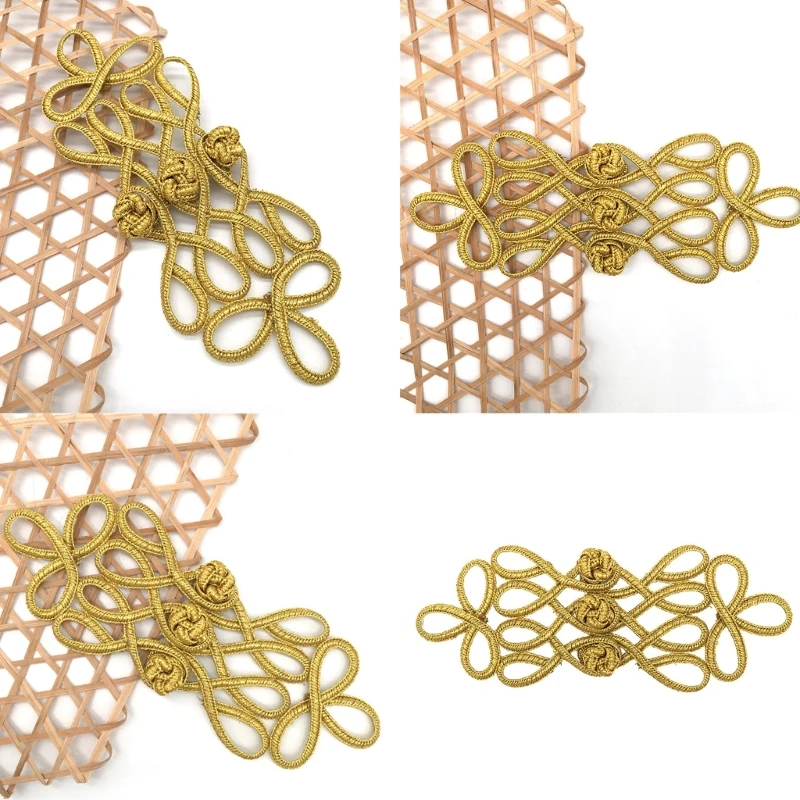 

Traditional Chinese Knot Buttons Cheongsam Fastener Closures DIY Sewing Costume