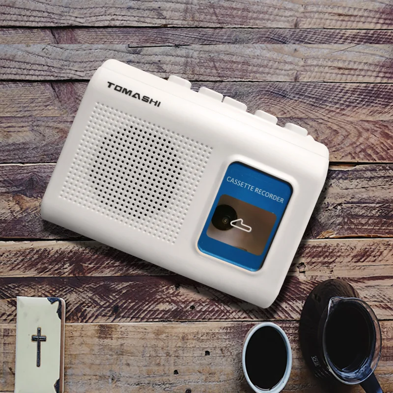Кассетный проигрыватель Walkman с магнитофоном Built-in динамиком микрофоном разъемом