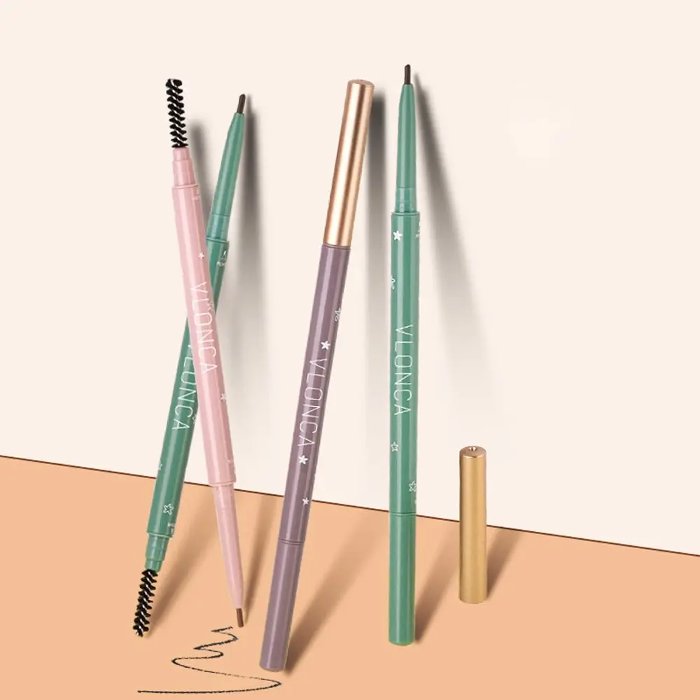 

Brown Dark Coffee Waterproof Non-smudge Makeup Tools Double-hended Eyebrow Pen Ultra Slim Eyebrow Pencil Eyebrow Pencil