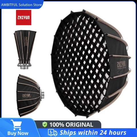 ZHIYUN EX1H06 60D параболический софтбокс видеолампа софтбокс Bowens крепление для Molus G60 X100 аксессуары для фотосъемки