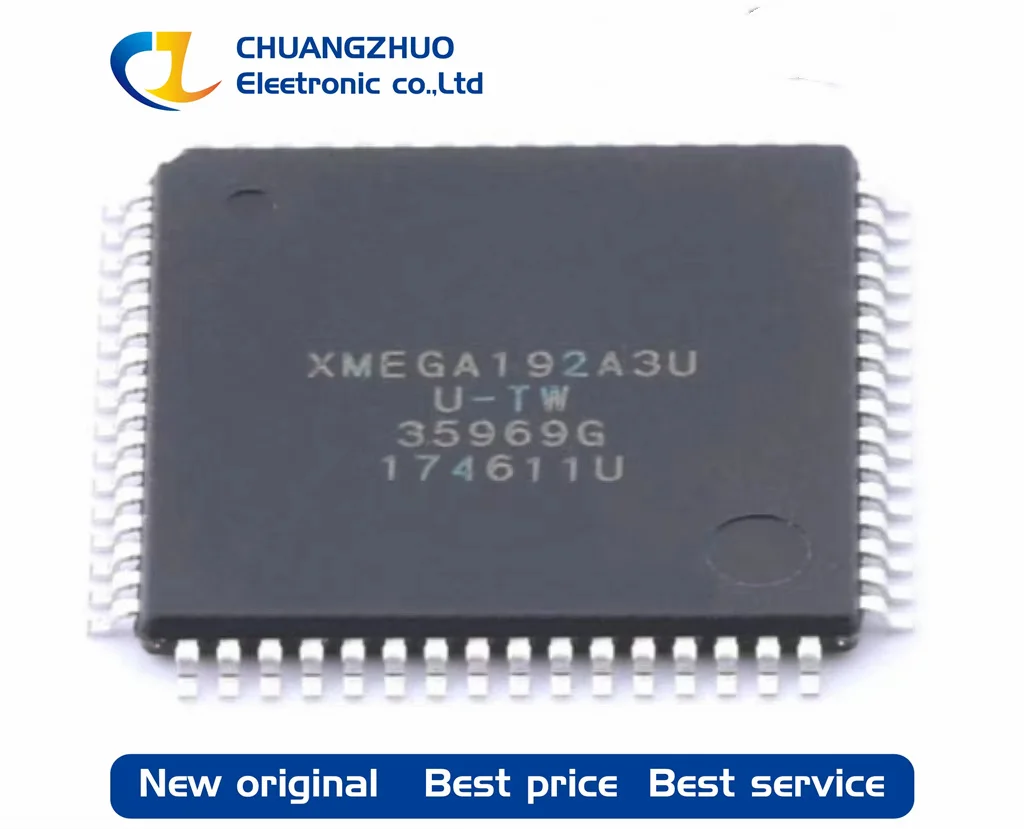 

1Pcs New original ATXMEGA192A3U-AU 96KB AVR 16KB 32MHz FLASH 50 LQFP-64(14x14) Microcontroller Units