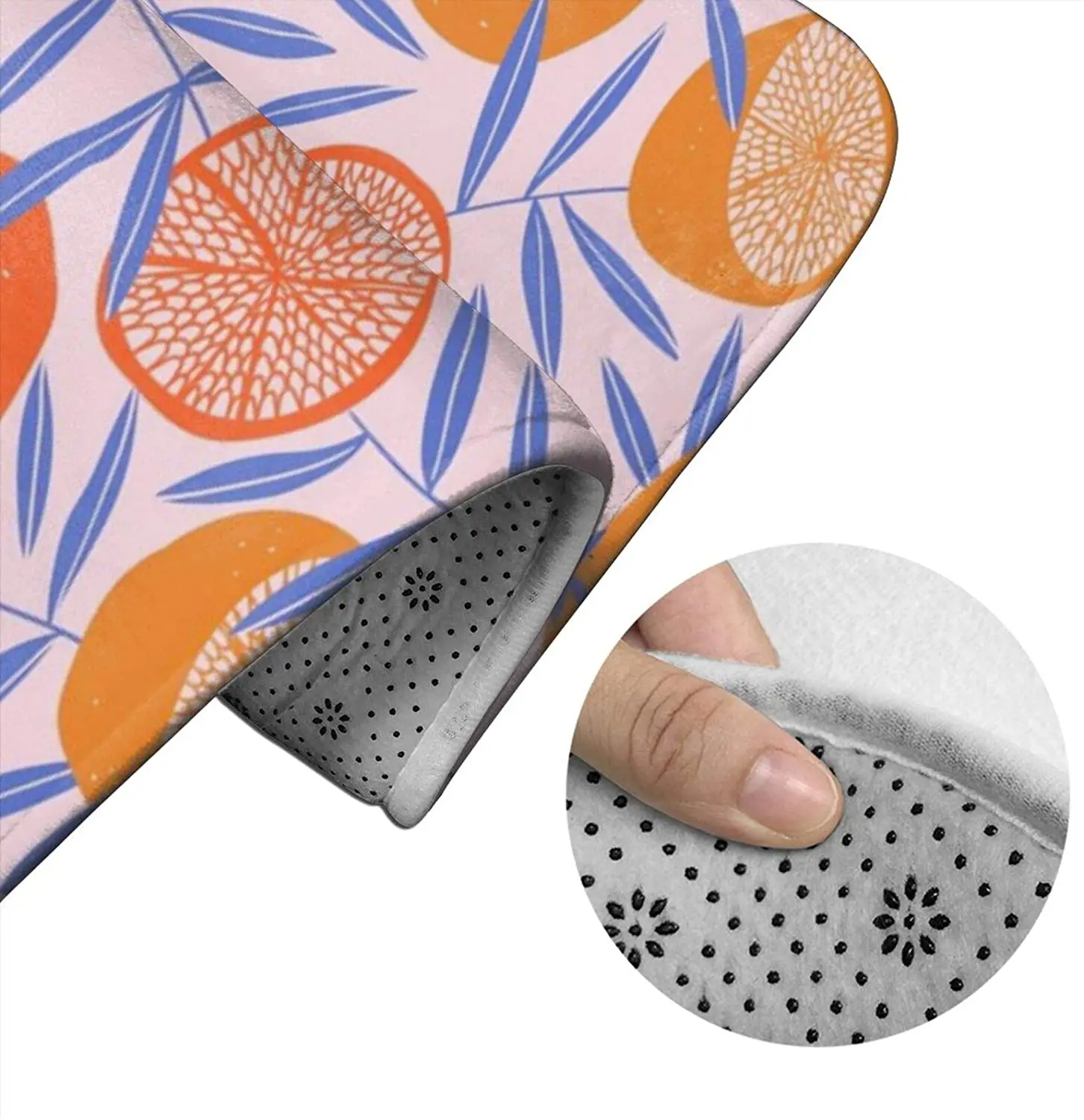 

Pop Art Grapefruits Bathroom Mat Sets 3 Piece Set Rugs Memory Foam Mat Set Toilet Seat Cover Bath Mat Lid cover