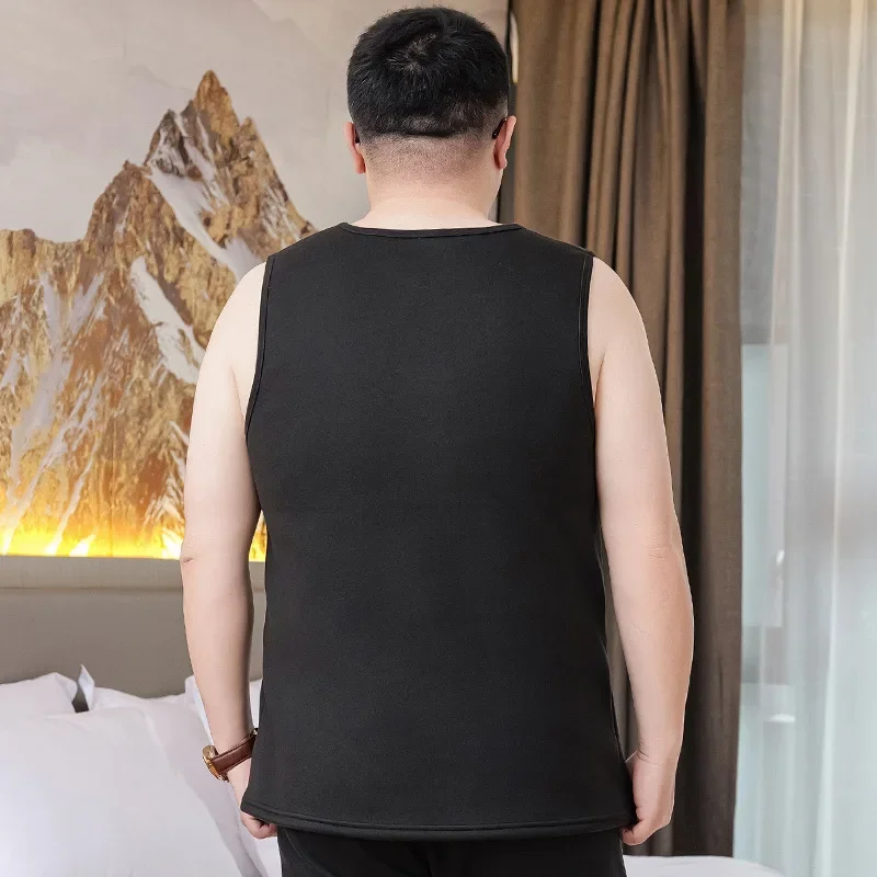 Новое поступление Suepr большой толстый однотонный жилет с добавлением флиса