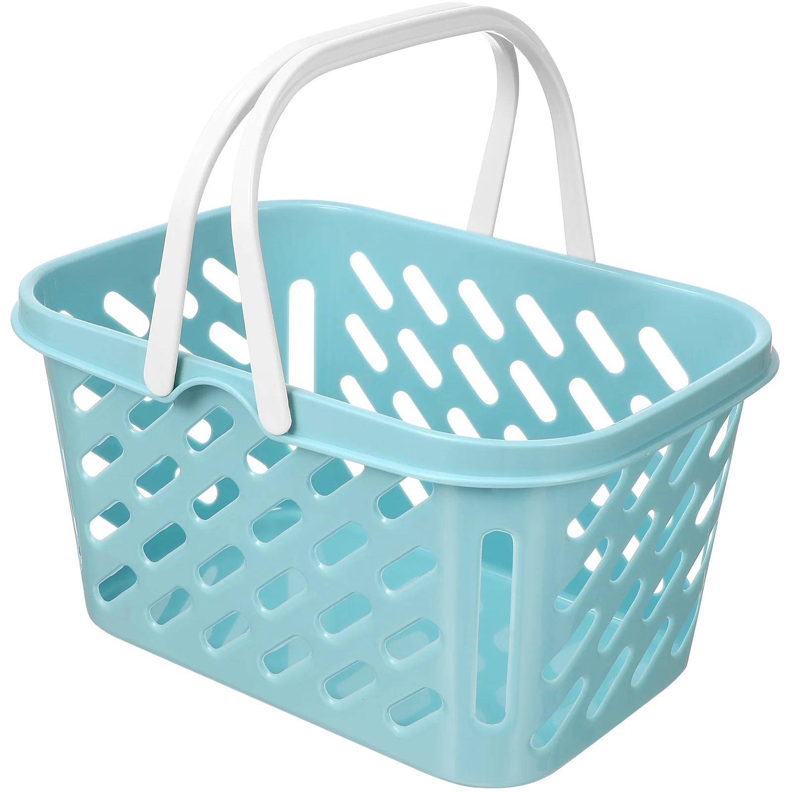 

Shopping Basket Bin Storage Baskets Kitchen Plastic Kids Carts Toddlers Hollow Out