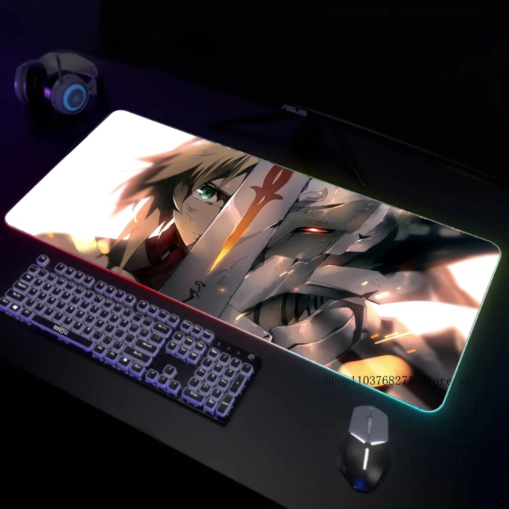 Коврик для мыши Mordred Fate Grand Order XXL RGB игровые коврики HD черные аксессуары геймеров