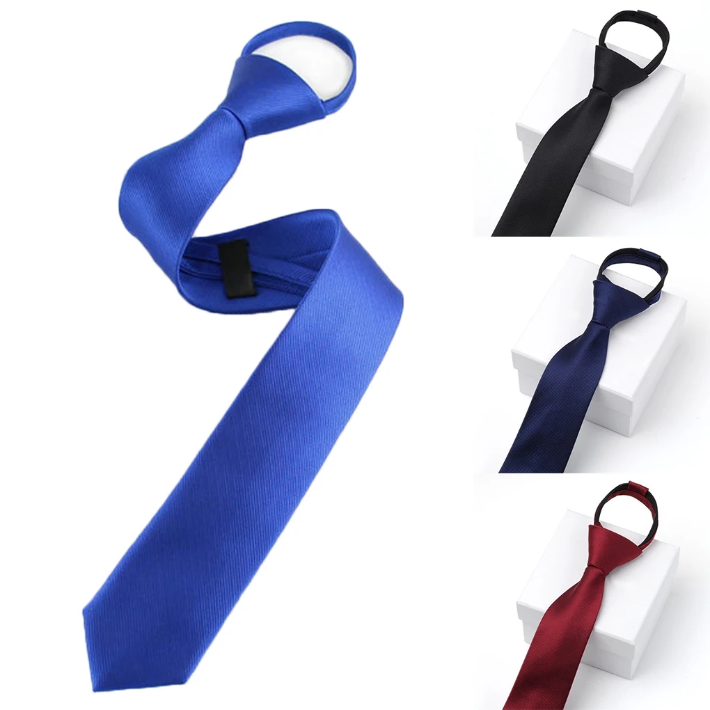 

Polyester Retro Silky Tie Business Necktie Club Slim Elegant Neckwear Unisex Pull Rope Tie Wedding Party Bridegroom Party Dress