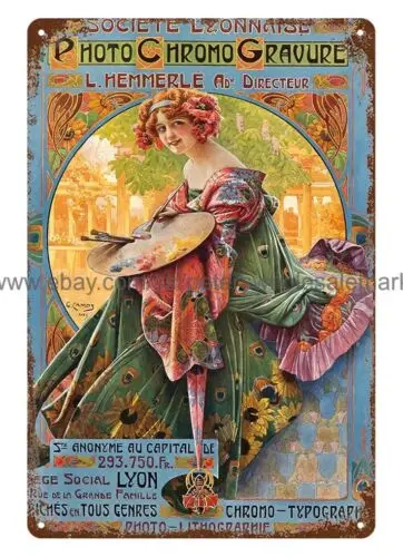 Коллекция 1905 года металлический жестяной знак Gaspar для лагерей i Junyent