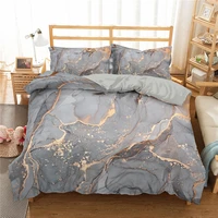 marble bedding set duvet home bedding king size 3d print luxury fabrics for home